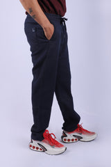 L&C Navy | Relax Fit | Double Cloth Cotton Blend Fabric | Casual Lowers for Men