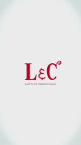 L&C Olive | Relax Fit | Regular Length | Cordroi Dobby Casual Trousers for Men