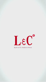 L&C Khaki | Relax Fit | Regular Length | Casual Cordroi Dobby Trousers for Men with Patch Pockets